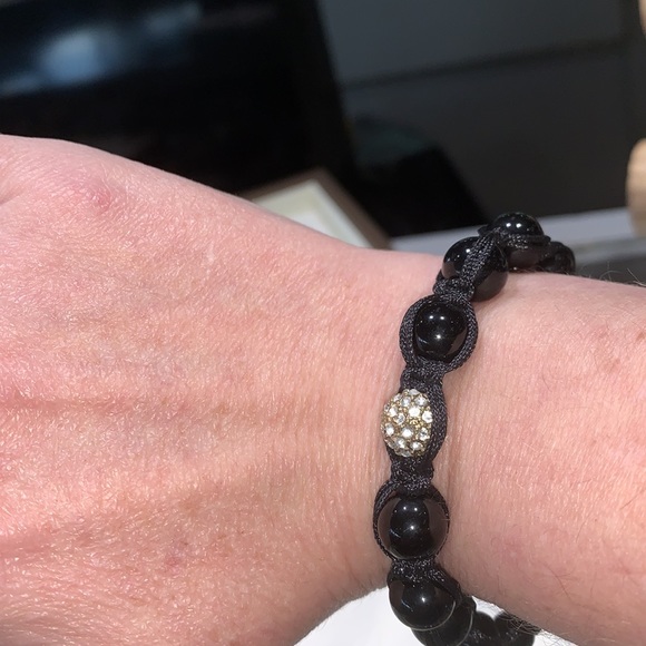 Shamballa unisex Crystal ball meditation bracelet nwot - Picture 4 of 6